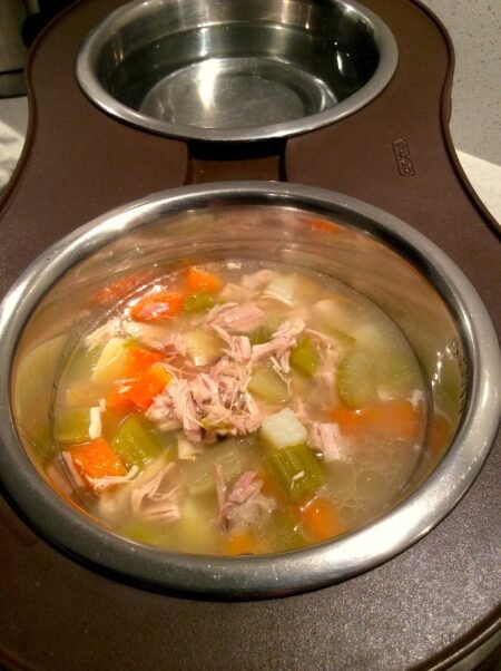 Chicken broth soup