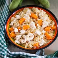 Chicken pumpkin tikka chunks